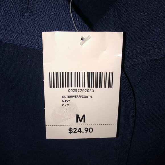 Navy dress coat - Picture 2 of 2